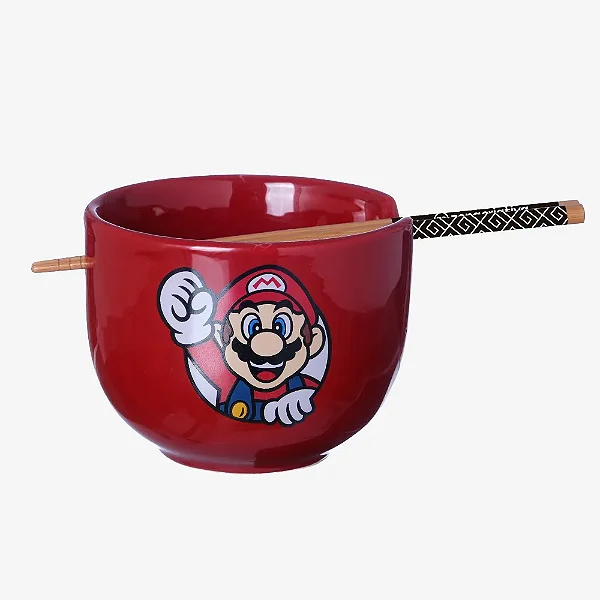 BOWL C/ HASHI 500ML - SUPER MARIO - ZC