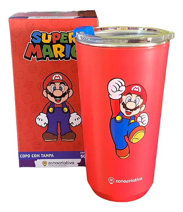 COPO SKY 500ML - SUPER MARIO - ZC