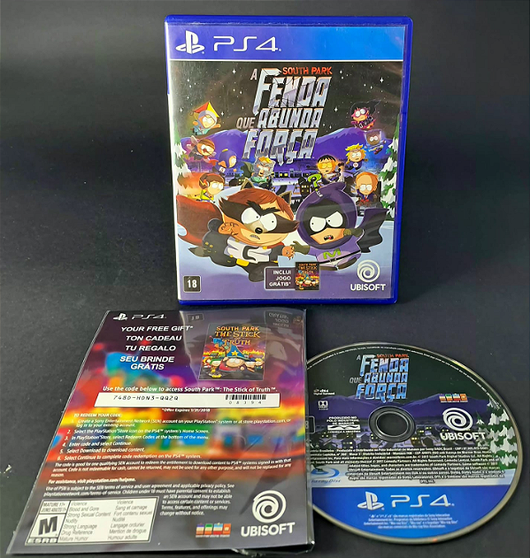 SOUTH PARK: A FENDA QUE ABUNDA FORÇA - PS4 - SEMINOVO