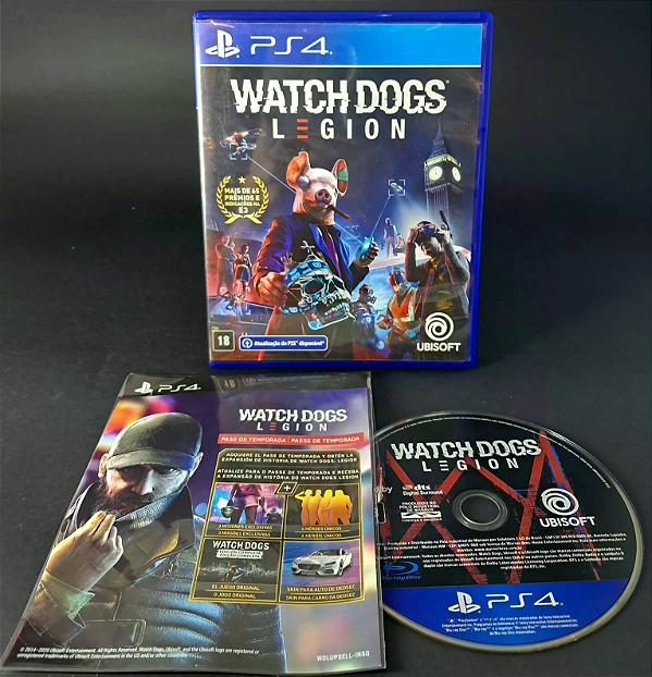 WATCH DOGS: LEGION - PS4 - SEMINOVO