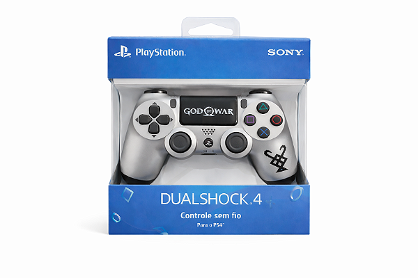 DUALSHOCK 4 - GOD OF WAR PRATA - COMPATÍVEL - PS4