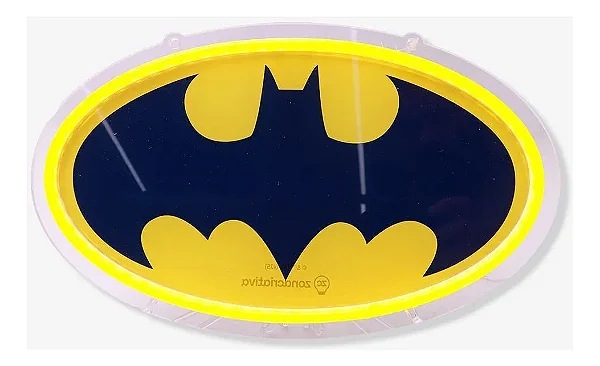 LUMINÁRIA FORMATO NEON BATMAN - ZC
