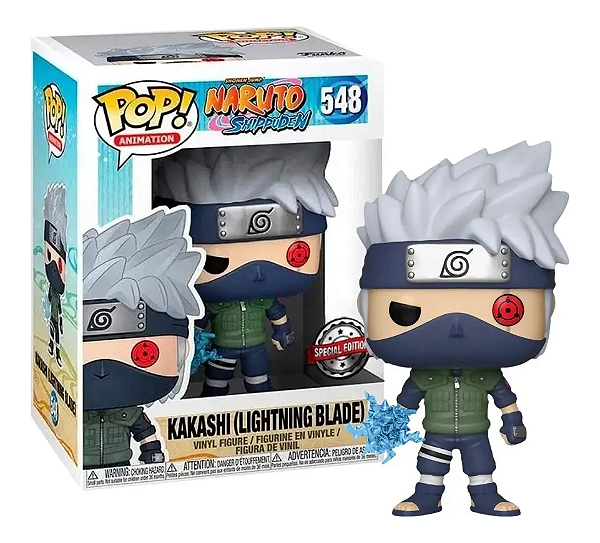 FUNKO POP! ANIMATION - EDIÇAO ESPECIAL SHONEN JUMP NARUTO SHIPPUDEN - KAKASHI (LIGHTNING BLADE) #548 (ORIGINAL)