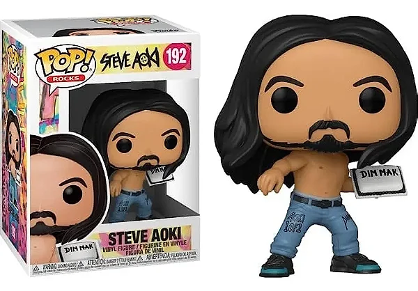 FUNKO POP!: ROCKS - STEVE AOKI #192 (ORIGINAL) - CX DE ACRÍLICO