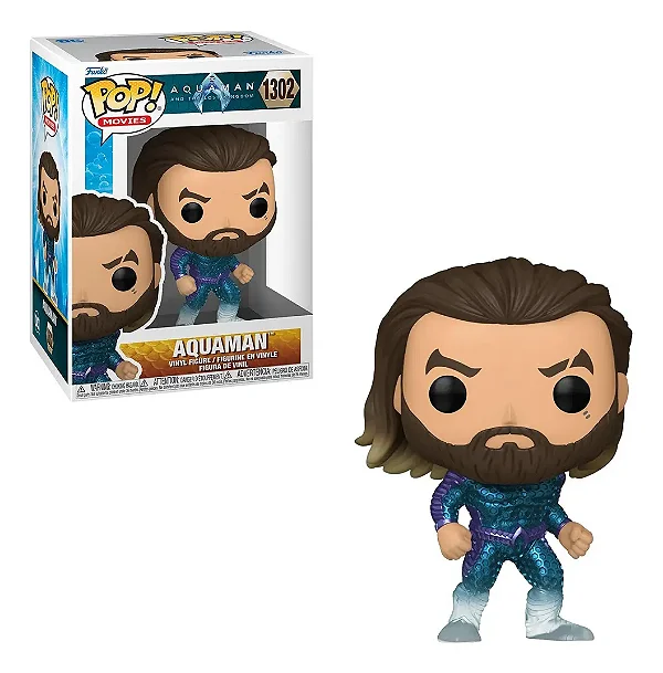 FUNKO POP!: MOVIES - DC AQUAMAN AND THE LOST KINGDOM - AQUAMAN #1302 (ORIGINAL)