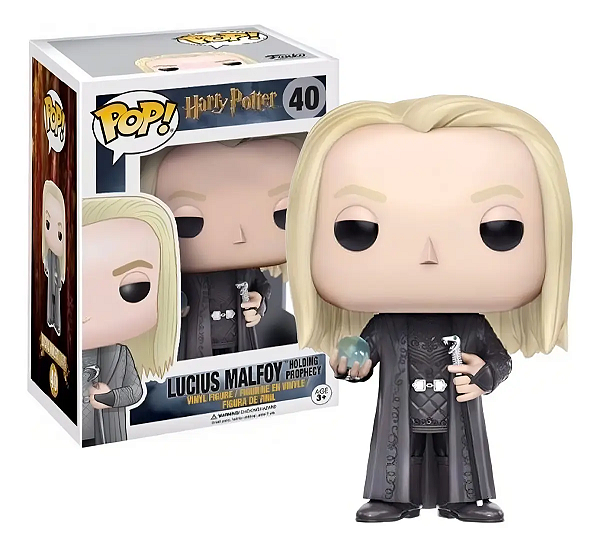FUNKO POP! HARRY POTTER - EDIÇAO ESPECIAL LUCIUS MALFOY HOLDING PROPHECY #40 (ORIGINAL )