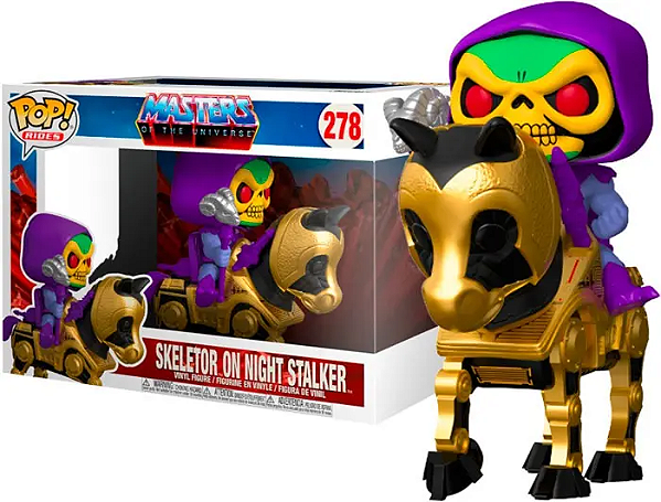 FUNKO POP! - MASTERS OF THE UNIVERSE - RIDES SKELETOR ON NIGHT STALKER #278 (ORIGINAL)