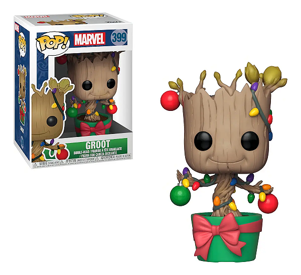 FUNKO POP!: - MARVEL GROOT HOLIDAY (NATAL) #399 (ORIGINAL)