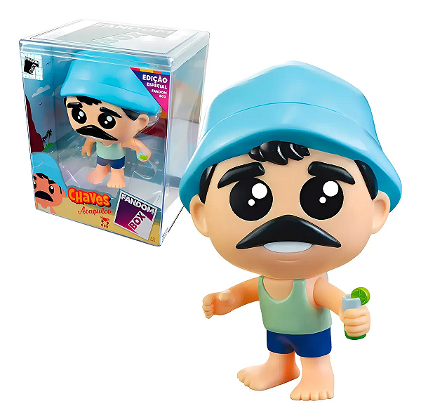 BONECO CHAVES - SEU MADRUGA ACAPULCO - FANDOM BOX #088 (ORIGINAL) -CAIXA DE ACRILICO
