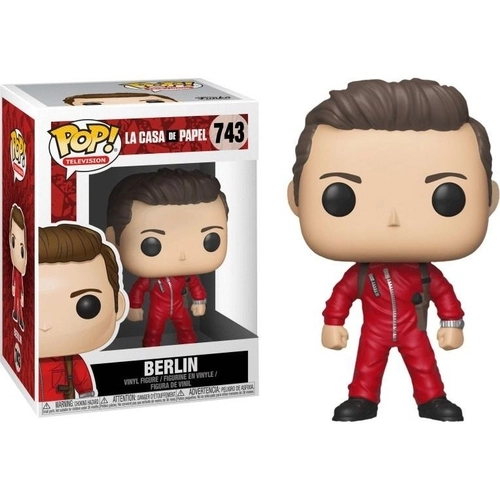 FUNKO POP!: TELEVISION - LA CASA DE PAPEL - BERLIN #743 (ORIGINAL) - CX ACRILICO