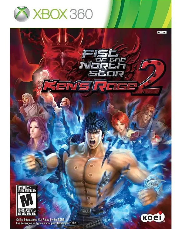 BOX: FIST OF THE NORTH STAR: KEN´S RAGE 2 - COLLECTOR'S EDITION - XBOX 360 - NOVO/LACRADO