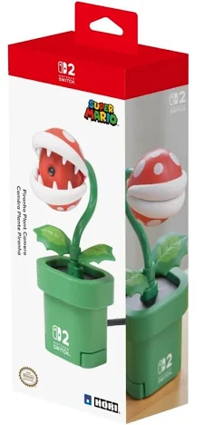 CAMERA PIRANHA PLANT - SUPER MARIO - HORI - SWITCH 2 - LACRADO