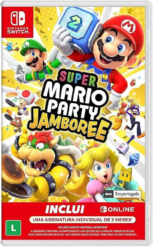 SUPER MARIO PARTY: JAMBOREE - N. SWITCH - SEMINOVO