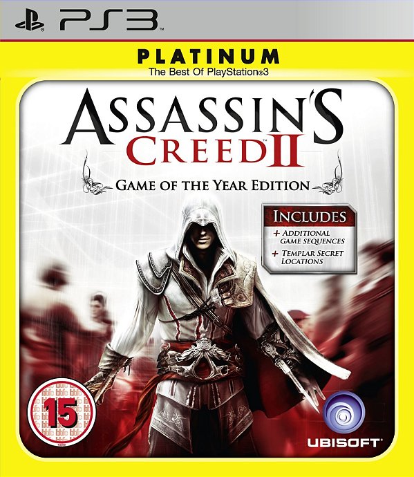 ASSASSIN´S CREED II - PLATINUM - PS3 - SEMINOVO