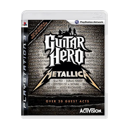 GUITAR HERO: METALLICA - PS3 - SEMINOVO