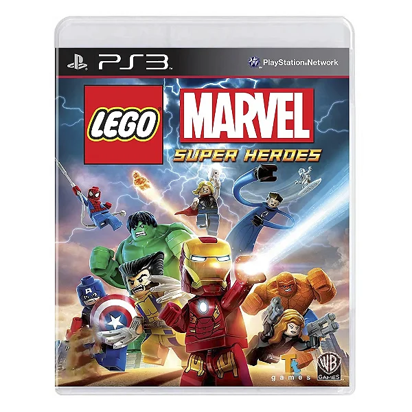 LEGO: MARVEL SUPER HEROES - PS3 -SEMINOVO
