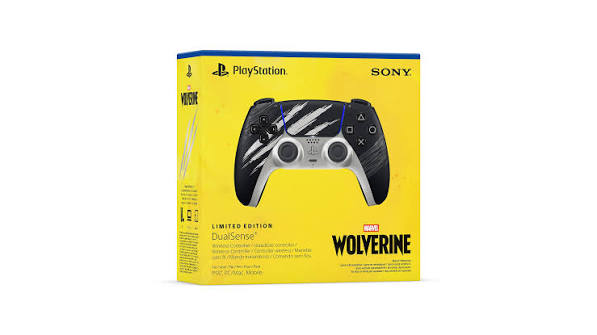 DUALSENSE EDIÇAO LIMITADA MARVEL´S WOLVERINE ( VERSAO ADAMANTIUM ) -LACRADO
