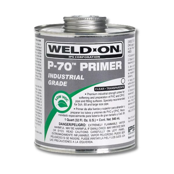 Primer Industrial P-70 Para Cpvc / Pvc-u Weld-on 946 Ml