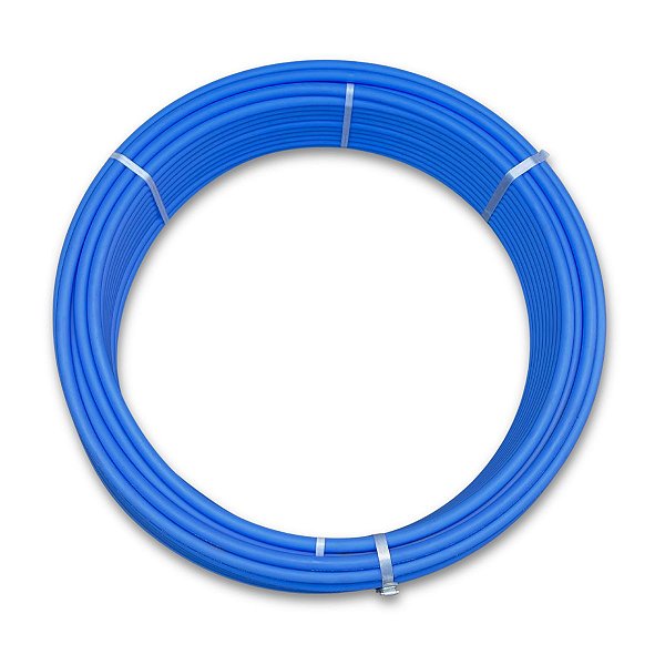 Tubo Mangueira Bobina Pead Azul 32mm 100 Metros Pe80 +Georg Fischer+