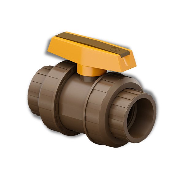 Válvula Esfera Pvc Iso/din 75mm Tigre Ptfe Epdm