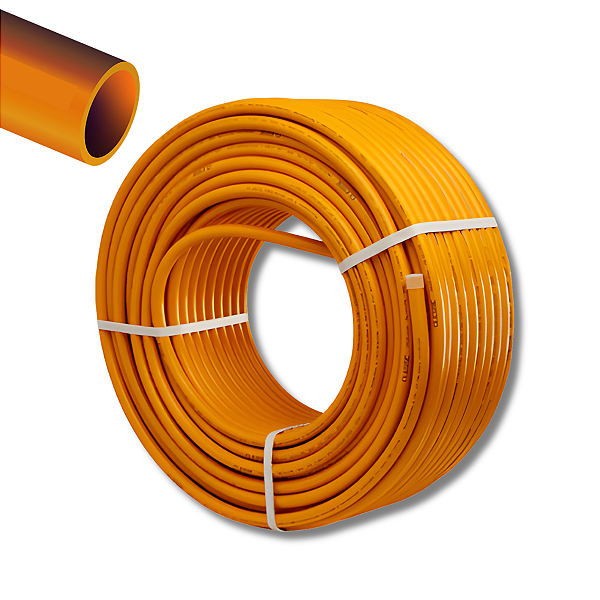 Tubo Mangueira Bobina Pead Laranja 20mm 100 Metros Pn7 Sdr11 +georg Fischer+