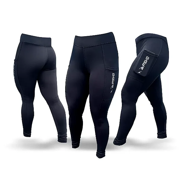 Calça Legging Feminina – Preto