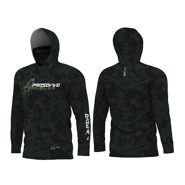 Camisa Poliamida GraphicLine Com Capuz e Tube Neck PSVA Thiago Aguera