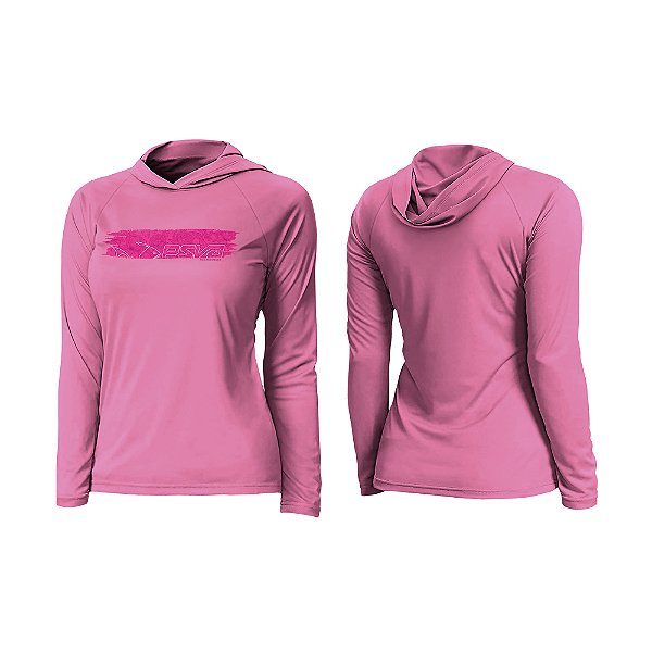 Camisa Baby Look Poliamida Nanotech Com Capuz PSVA Ref 31