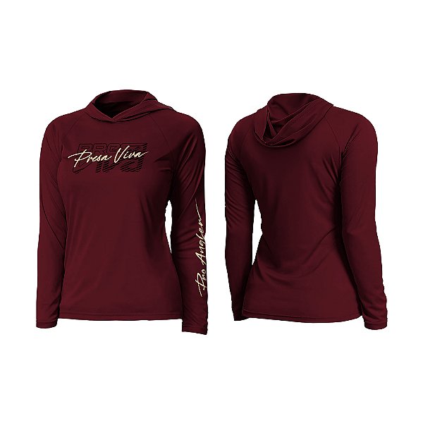 Camisa Baby Look Poliamida Nanotech Com Capuz PSVA Ref 32