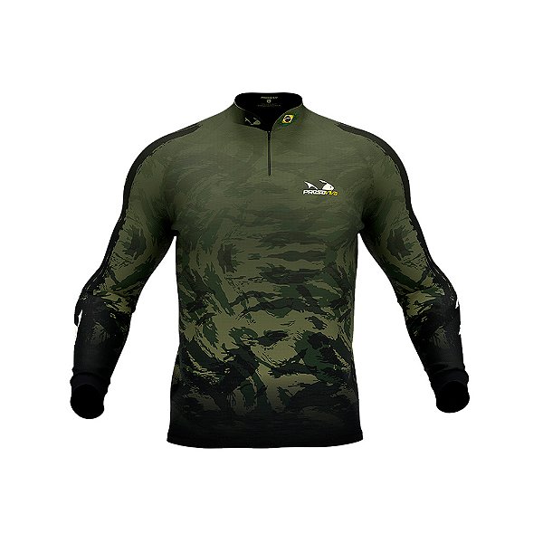 Camisa de Pesca DryFlex Presa Viva Camuflada 05