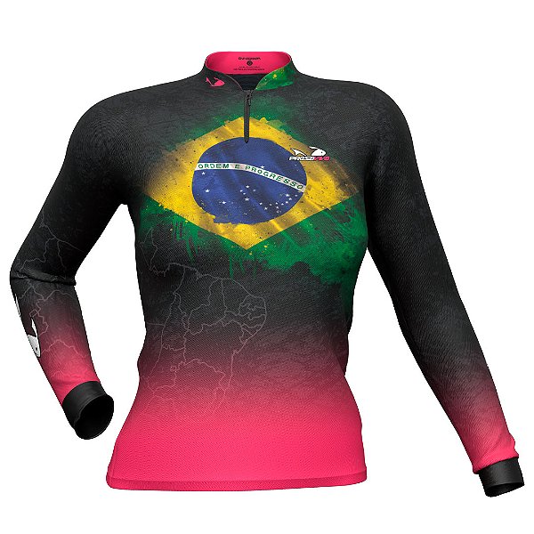 Camisa de Pesca DryFlex Presa Viva Agro 01 Baby Look