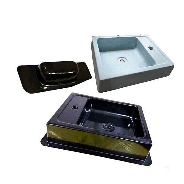 MOLDE PARA CUBA QUADRADA DE BANCADA