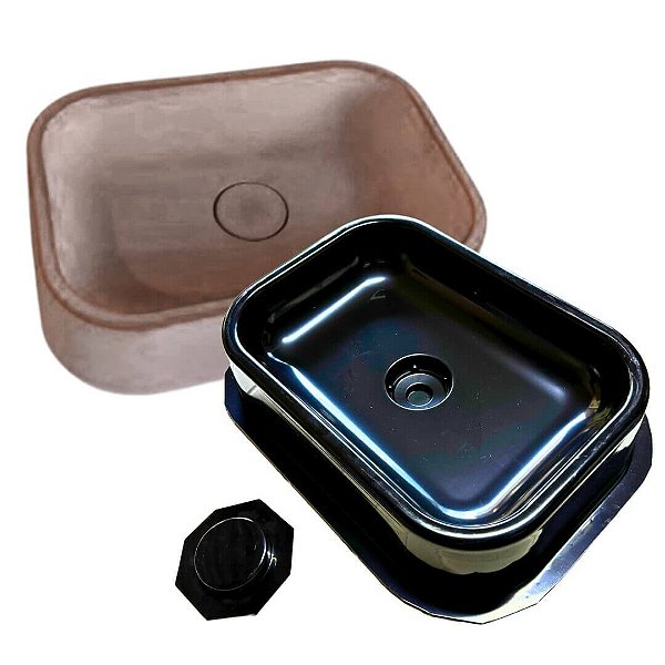 Molde Para Cuba Luna Com Ralo Oculto