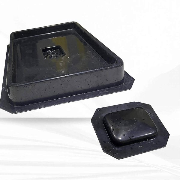 MOLDE CUBA QUADRADA COM RALO OCULTO ALTO PADRAO