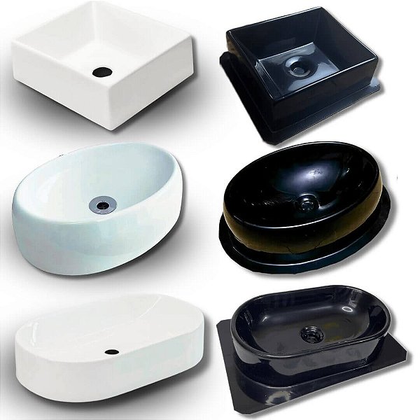 KIT 3 MOLDES CUBAS BLACK