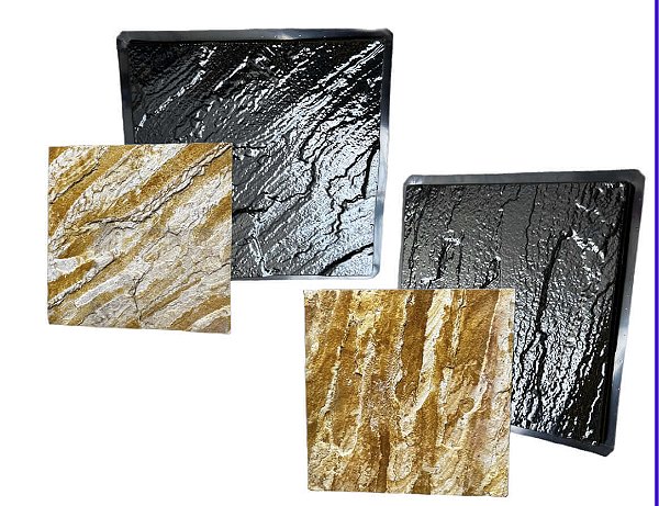 KIT 2 FORMAS PEDRAS ARENITO 50 X 50 CM