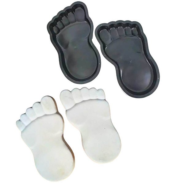 903 – KIT 2 MOLDES PÉ BLACK 54 x 28 cm