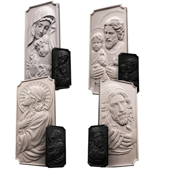 KIT 4 MOLDES QUADROS RELIGIOSOS N 10