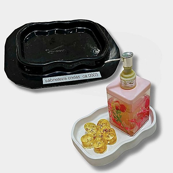 MOLDE PARA SABONETEIRA ONDAS CA 0003