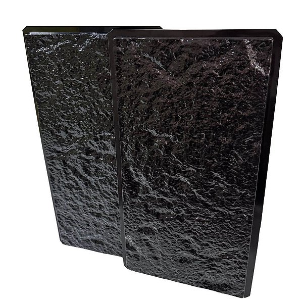 KIT 2 FORMAS PEDRA ABS 2MM TEXTURAS DIFERENTES