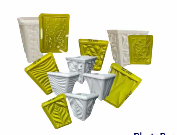 Kit 6 Vasos Pequenos 25x22cm