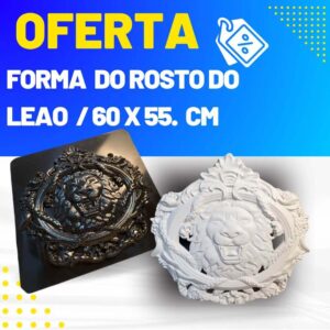 QUADRO DO ROSTO DO LEÃO