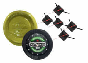 1 Forma de Quadro Relógio HEINEKEN com 5