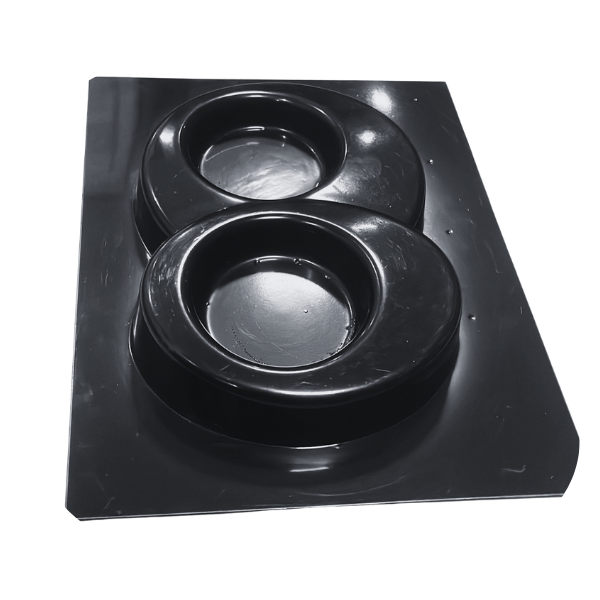 Forma mini comedouro e bebedouro gato - 06