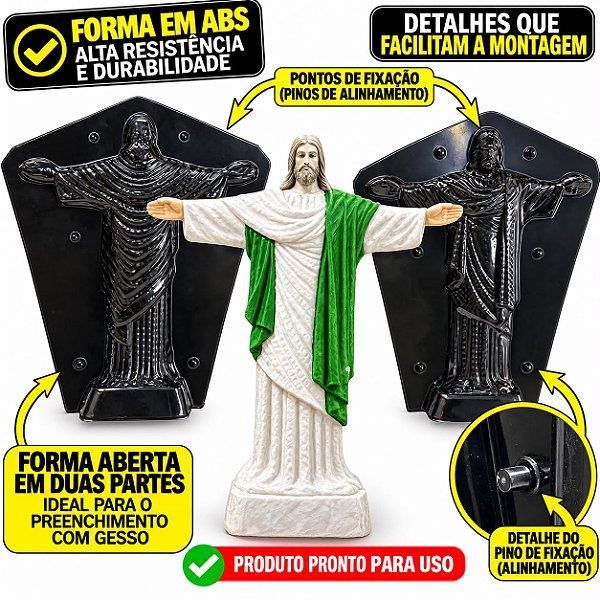 FORMA DO CRISTO REDENTO JA COM A BASE