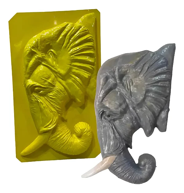 FORMA QUADRO DO ELEFANTE DECORATIVO