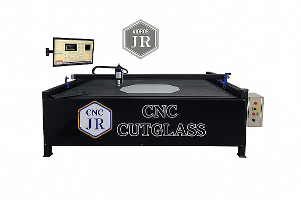 Máquina CNC Router CutGlass Laser Corte e Gravação - JR CNC