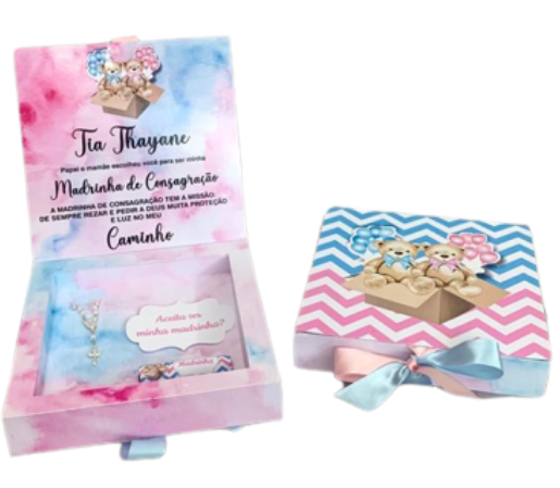 CONVITE PADRINHOS PERSONALIZADO