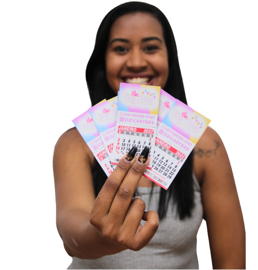 MINI CALENDÁRIO COM ÍMÃ