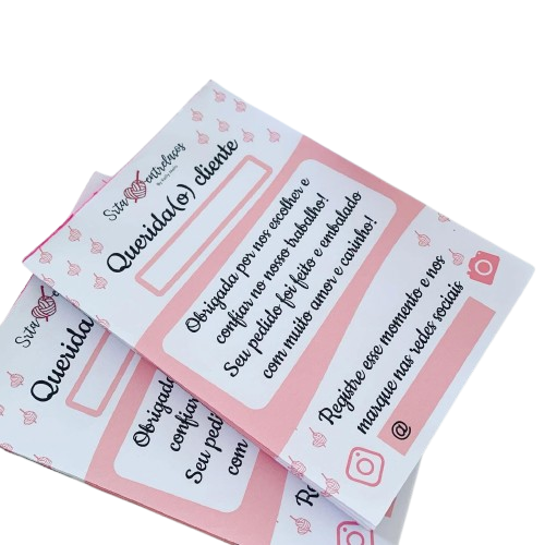 BLOCOS PERSONALIZADOS